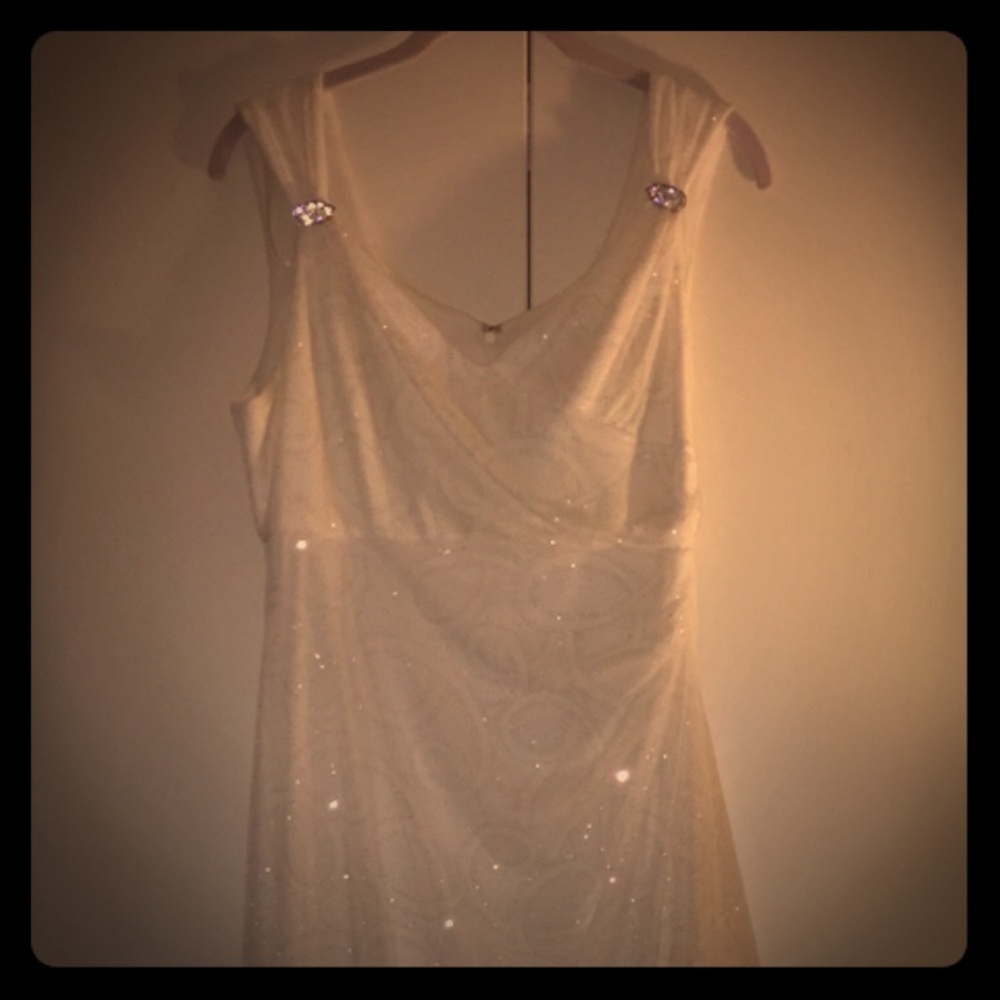 RM Richards Floor length sparkly evening/prom gown